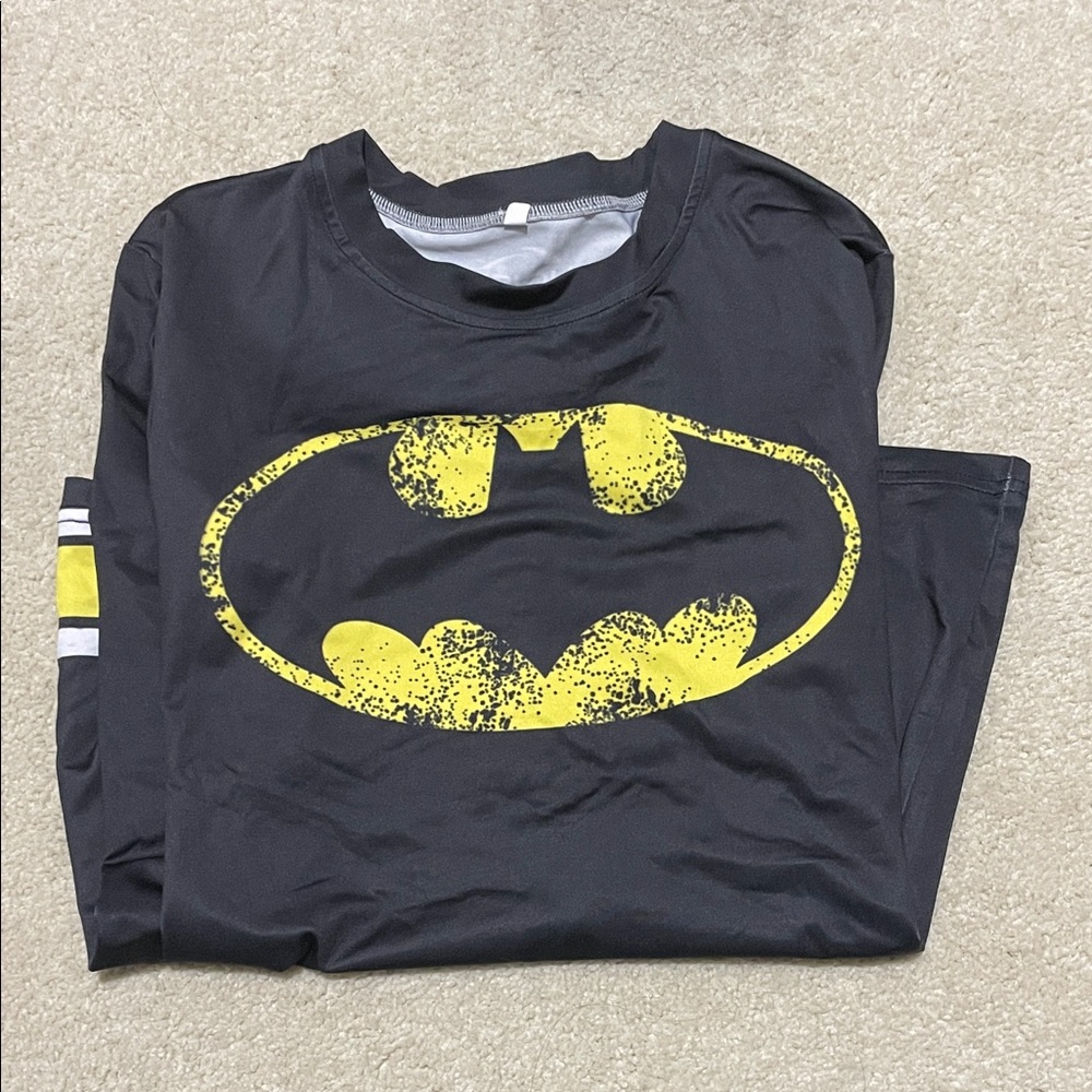 Kids Batman Costume T-Shirt - Black and Yellow